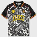 Smiley International Flags S/S Soccer Jersey - Black/White