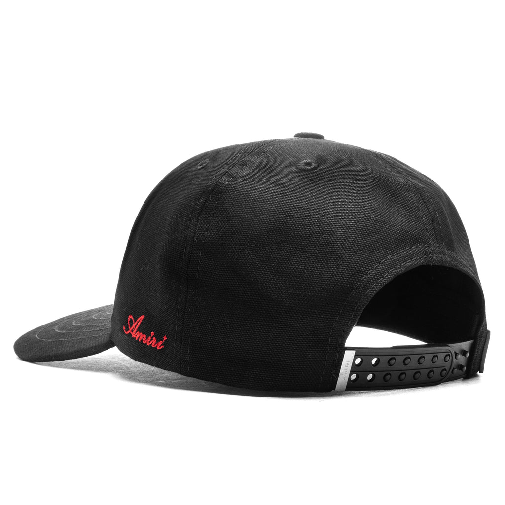 Snake Canvas Hat - Black