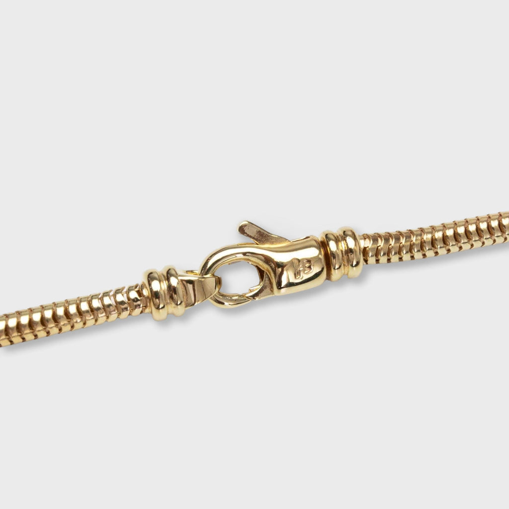 Snake Chain Gold - S925 Sterling Silver with 18K Gold Plating