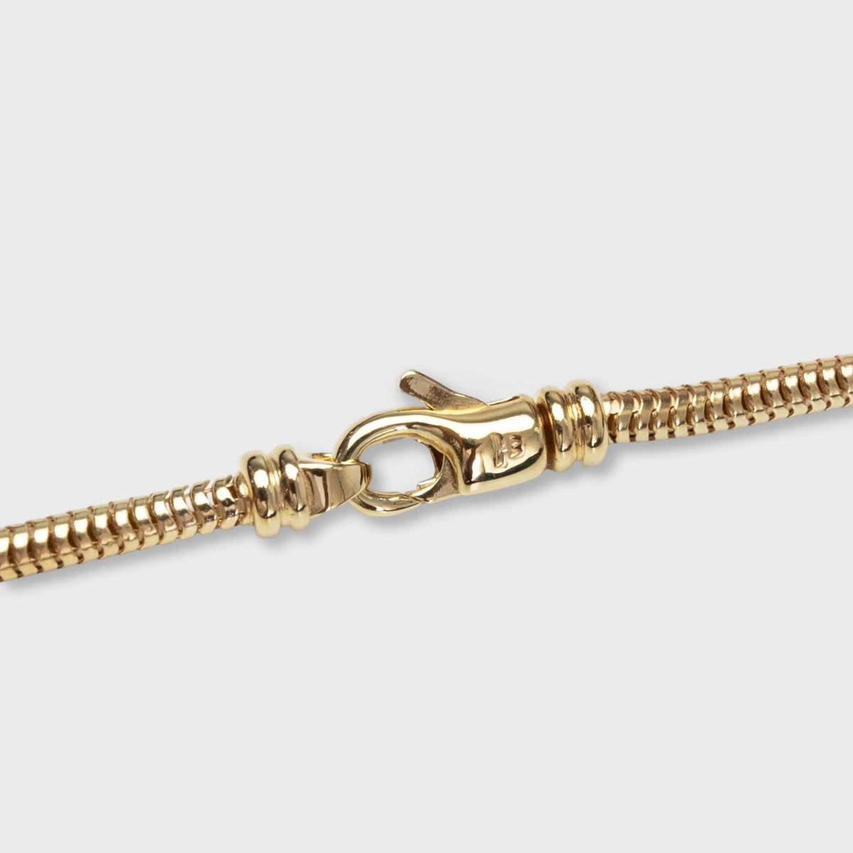 Snake Chain Gold - S925 Sterling Silver with 18K Gold Plating