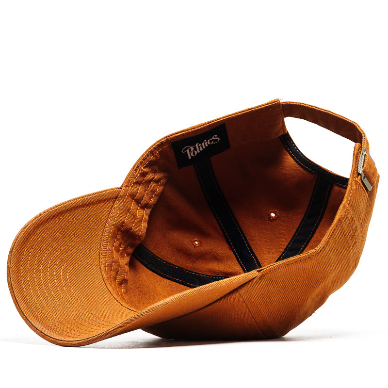 Politics x '47 Flat Script Strapback - Burnt Orange