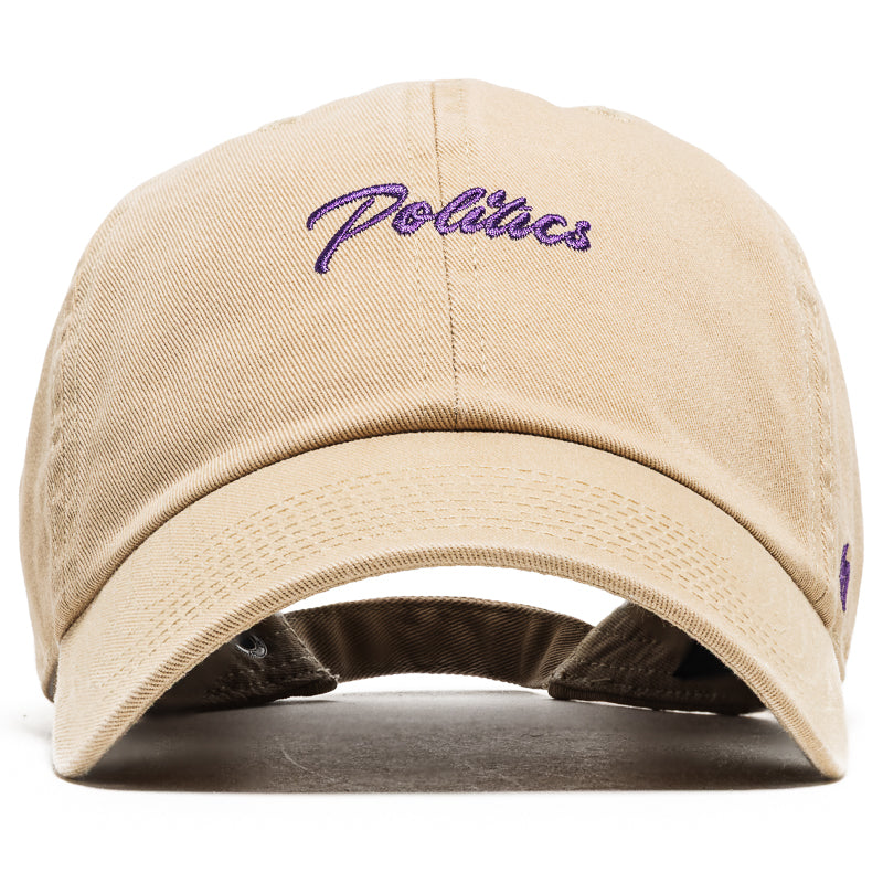 Politics x '47 Flat Script Strapback - Khaki