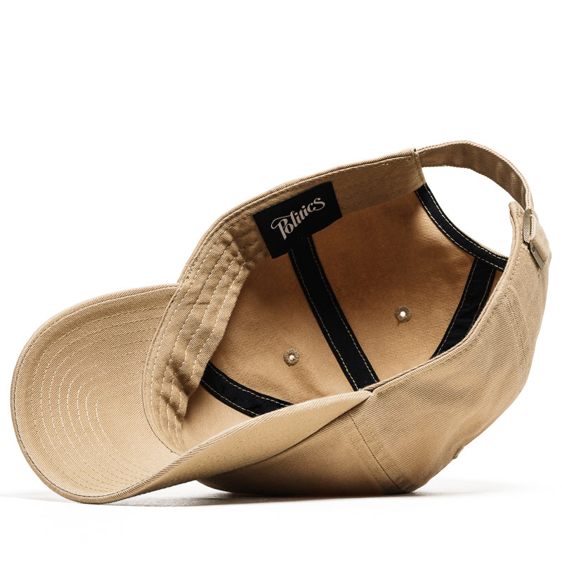 Politics x '47 Flat Script Strapback - Khaki