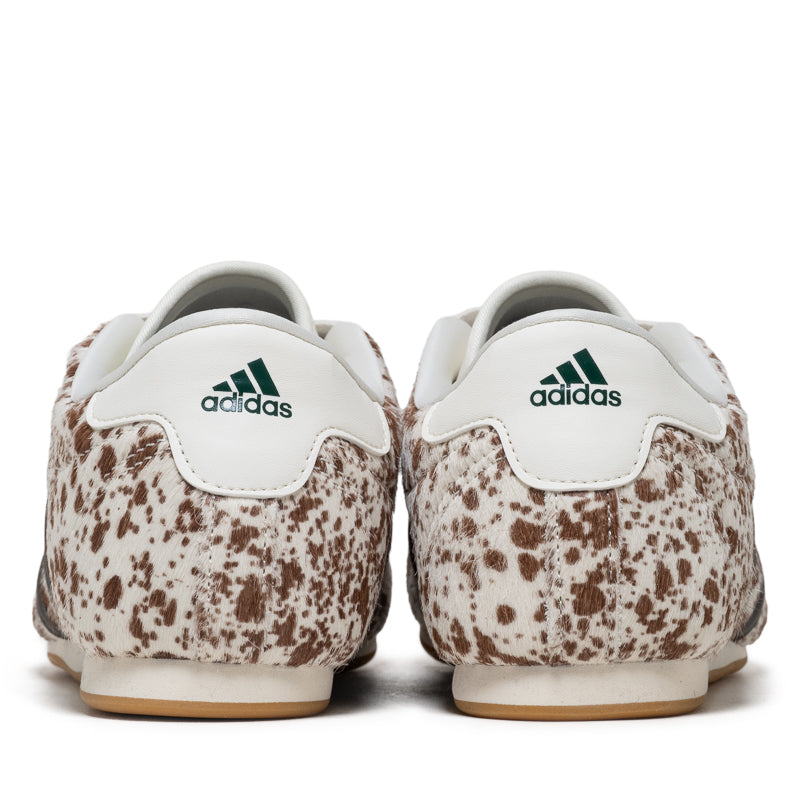 Women's Adidas Taekwondo 'Cow Print' - Off White/Dark Brown