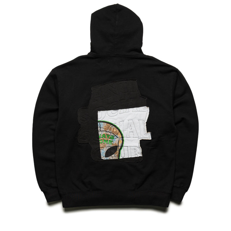 Anti Social Social Club Abstract Applique Mind Games Hoodie - Black