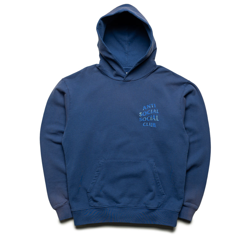 Anti Social Social Club Weathered Mind Games Hoodie - Navy