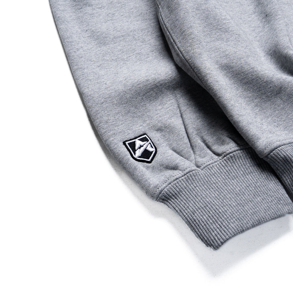 Avirex Script Hoodie - Heather Grey