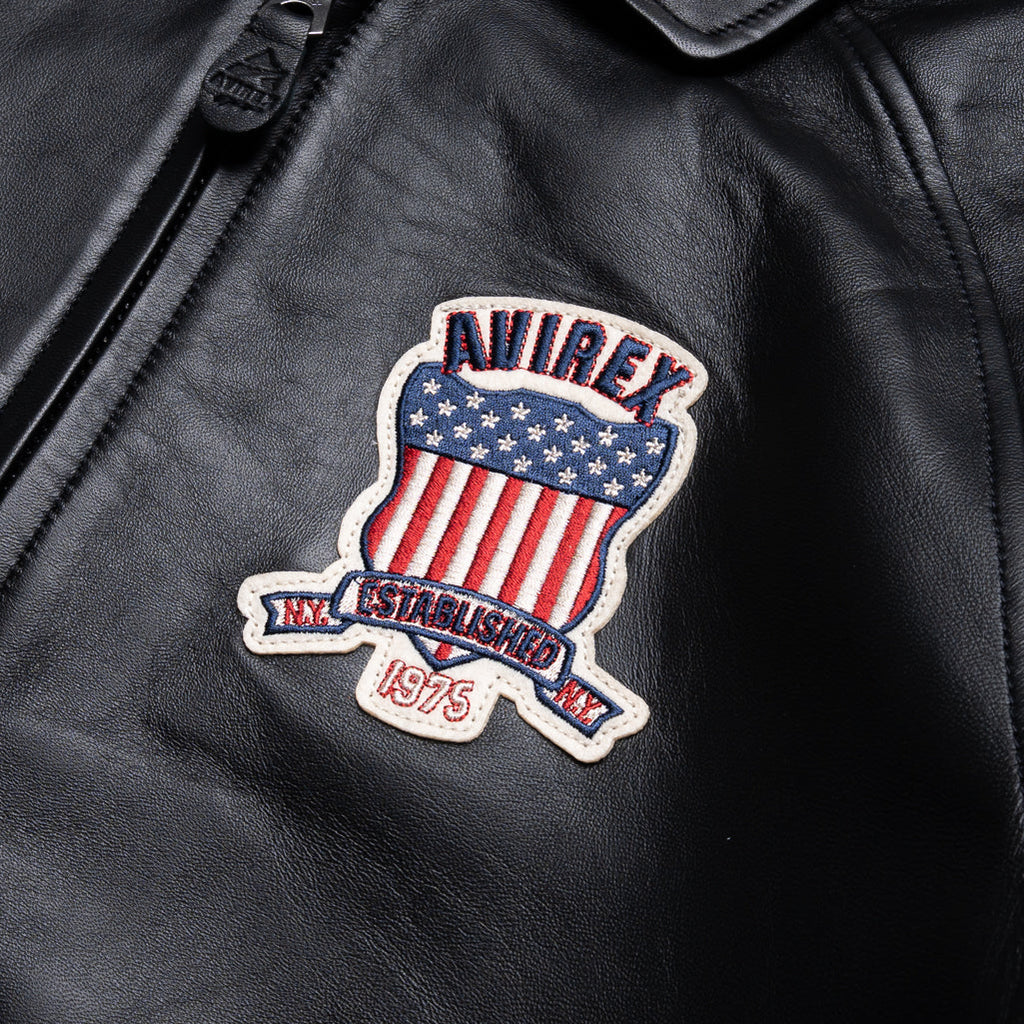 Avirex Icon Jacket - Jet Black