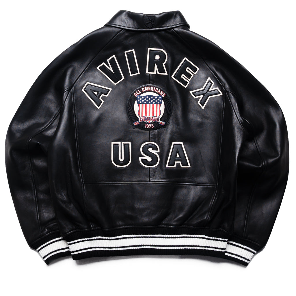 Avirex Icon Jacket - Jet Black
