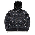 A Bathing Ape ABC Dot Shark Full Zip Hoodie - Black