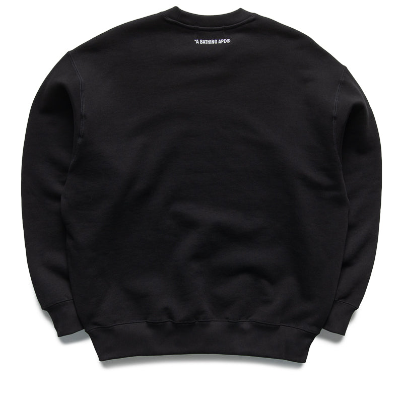 A Bathing Ape Art Camo By Bathing Ape Crewneck - Black