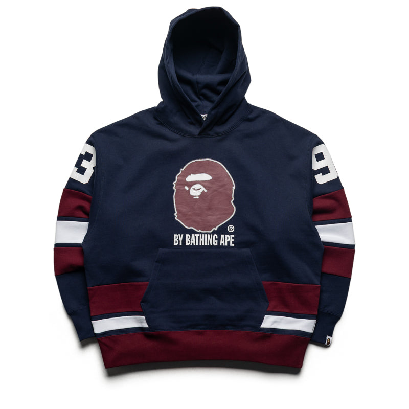 A Bathing Ape Bape Pullover Hoodie - Navy