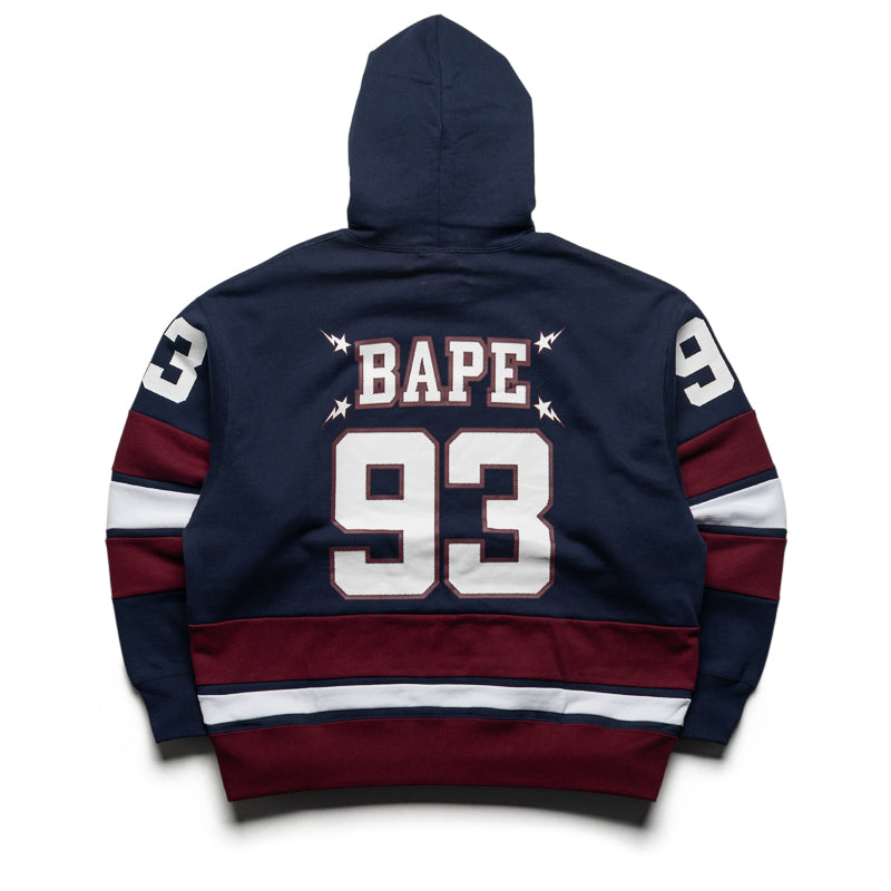 A Bathing Ape Bape Pullover Hoodie - Navy