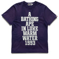 A Bathing Ape Vintage Effect Tee - Navy