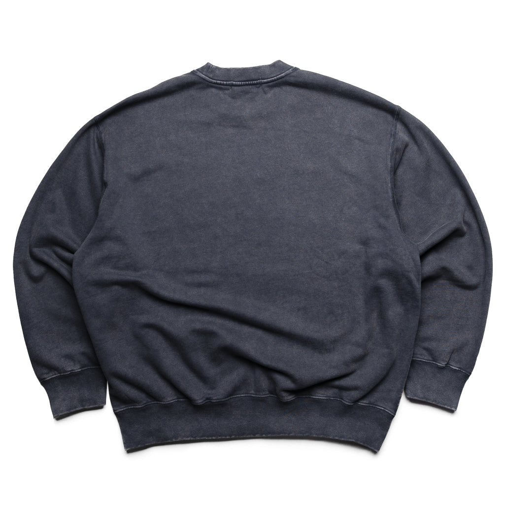 A Bathing Ape Garment Dye College Crewneck - Charcoal