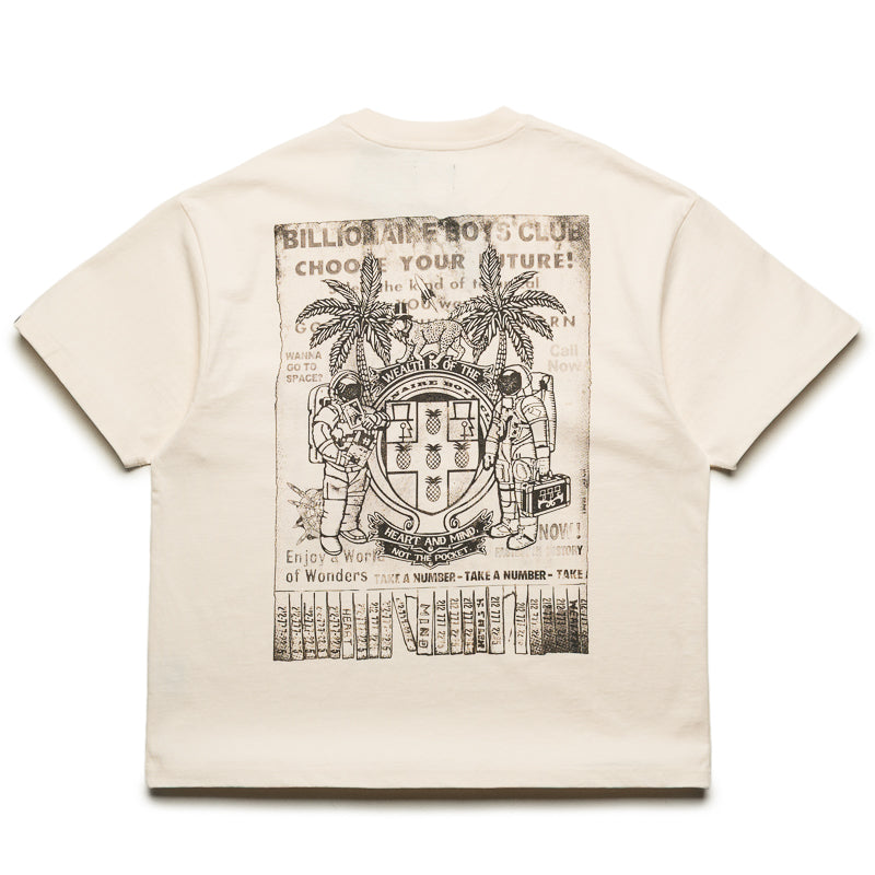 Billionaire Boys Club Call Now SS Tee - Gardenia