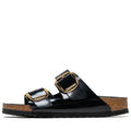 Women's Birkenstock Arizona Big Buckle Patent Leather - High Shine Black