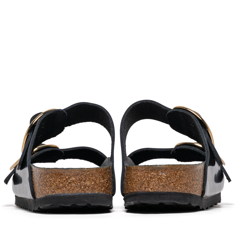 Women's Birkenstock Arizona Big Buckle Patent Leather - High Shine Black