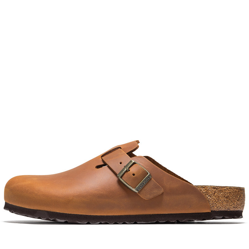 Birkenstock Boston Oiled Leather - Cognac
