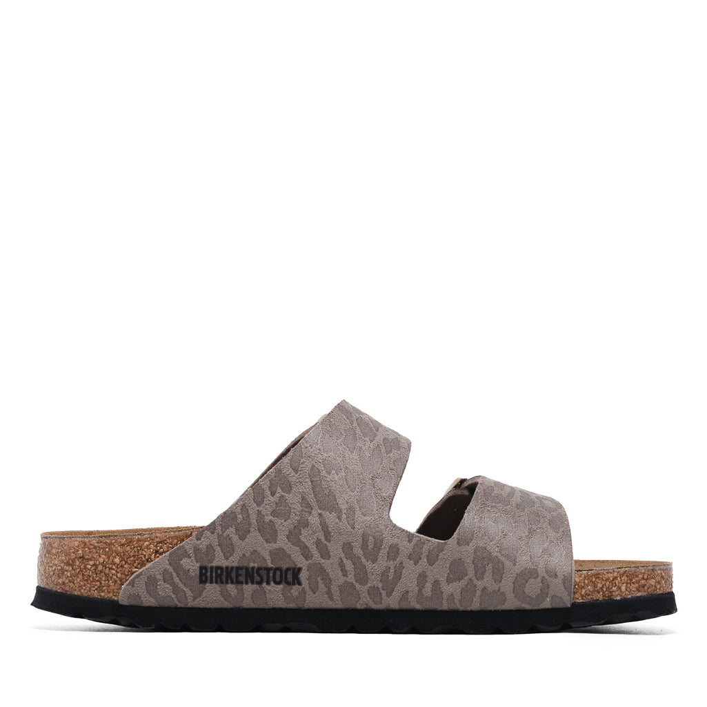 Women's Birkenstock Arizona Synthetic - Leopard Gray Taupe