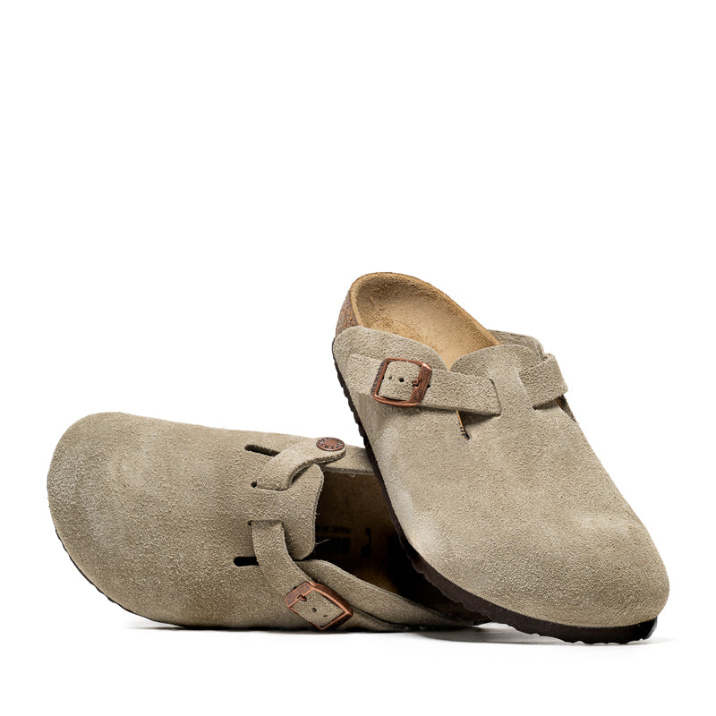 Birkenstock Boston Suede (PS) - Taupe