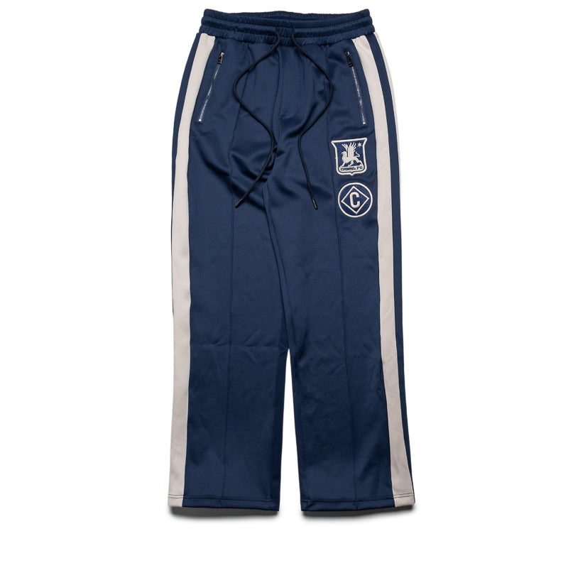 Criminal Damage Panel FC Track Pants - Navy/Cream