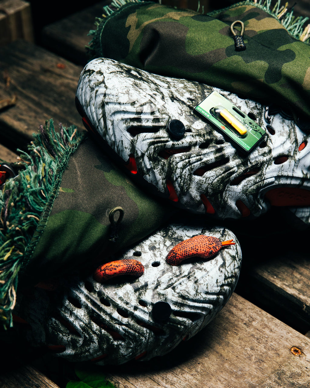 Politics x Crocs Echo II 'Watch Your Step' - Espresso/Multi
