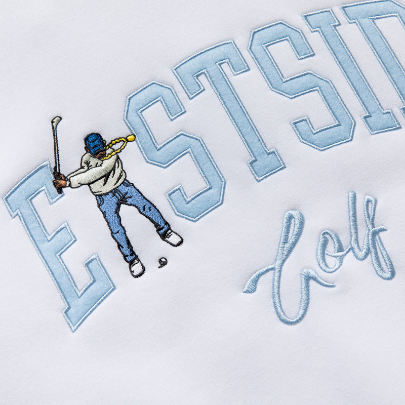 Eastside Golf Luxe Fleece Crew - Bright White