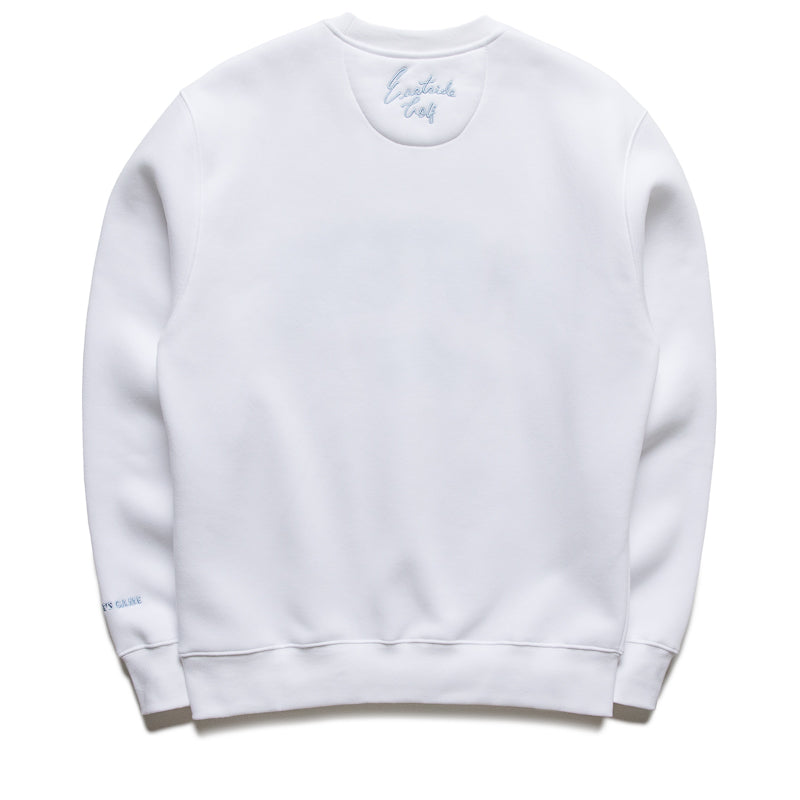 Eastside Golf Luxe Fleece Crew - Bright White