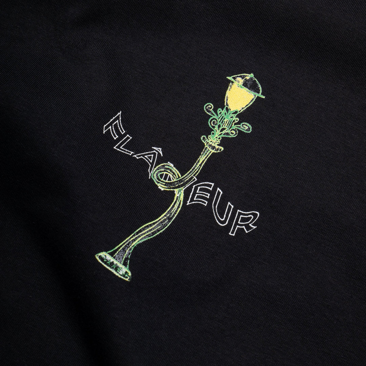 Flaneur Lantern Tee - Black