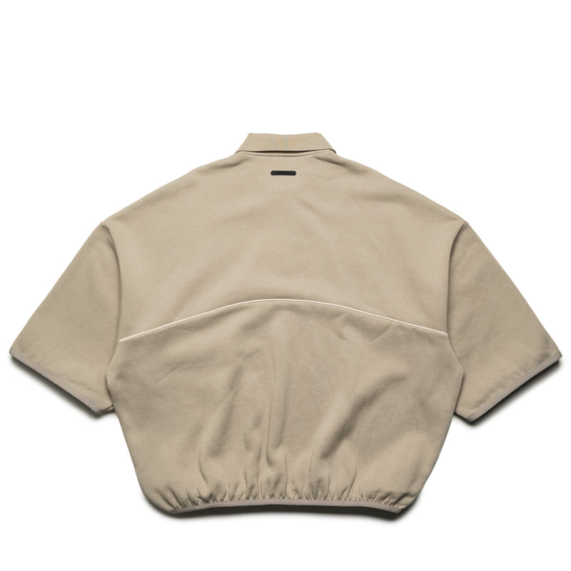 Fear Of God Essentials Active Trace 3/4 Sleeve Modern Polo Sweatshirt - Seal