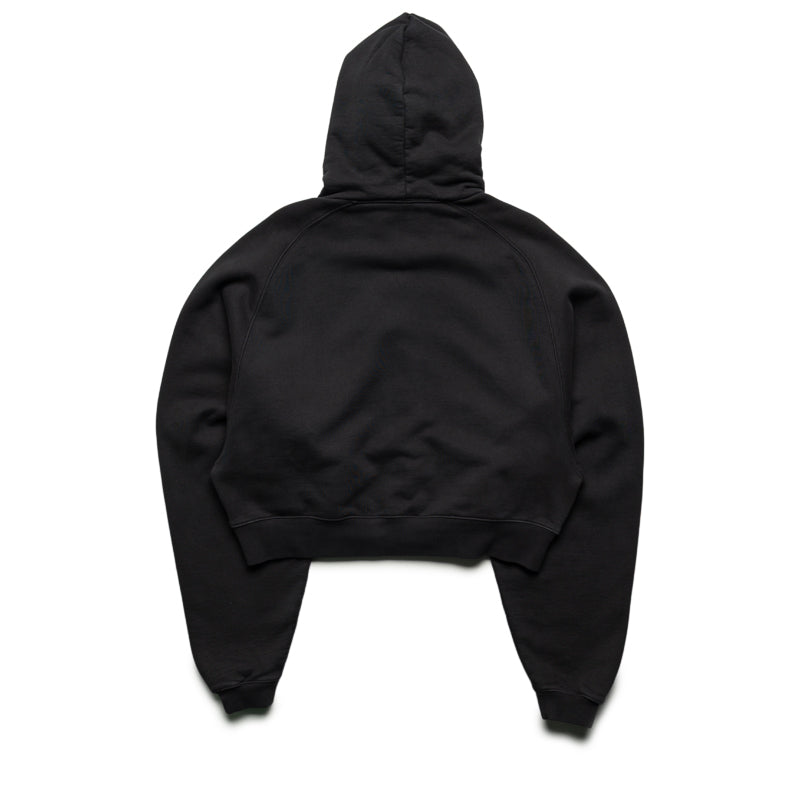 Women's Fear Of God Essentials Campus 90's Cropped Raglan Hoodie - Faded Black