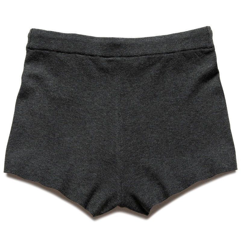 Women's Fear Of God Essentials Rib Knit Running Shorts - Iron Grey