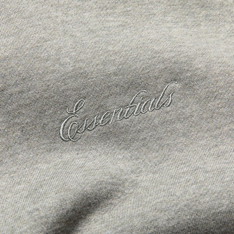 Women's Fear Of God Essentials Signature Classic Hoodie - Concrete Heather
