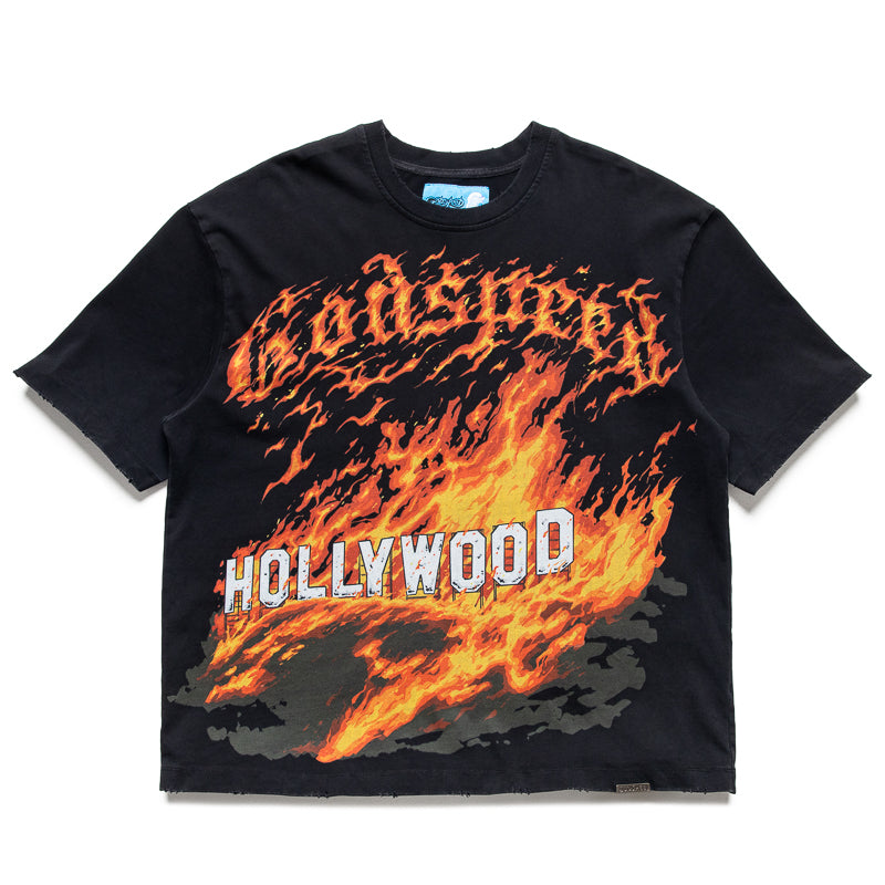 Godspeed New York Hollywood Inferno II Tee - Black