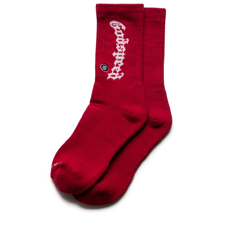 Godspeed New York OG Logo Socks - Maroon