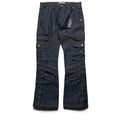 Godspeed New York Rockstar Flare Cargo Denim - Raw Blue