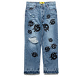Godspeed New York Scattered GS Logo Denim - Blue Wash