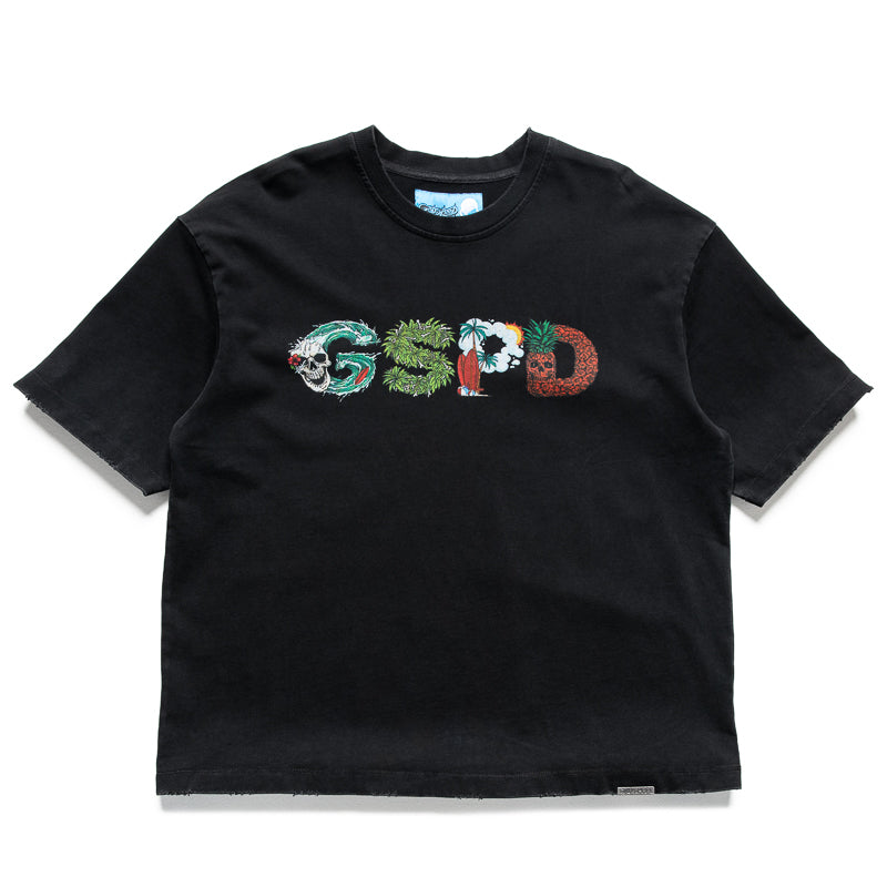 Godspeed New York Surf's Up Tee - Black