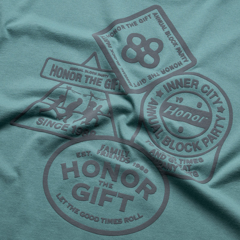 Honor The Gift 88 Block Tee - Green