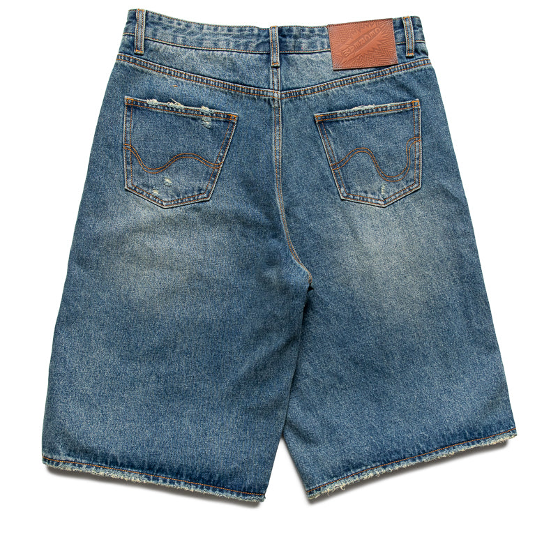 Ice Cream Baskin Jean Shorts - Blue Fudge
