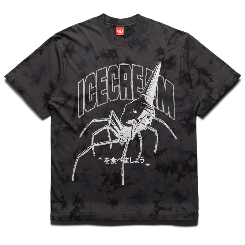 Ice Cream Creepy Crawler Knit Tee - Charcoal Art