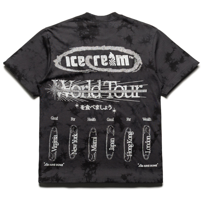 Ice Cream Creepy Crawler Knit Tee - Charcoal Art