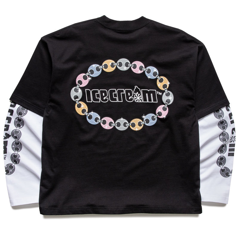Ice Cream Jupiter L/S Tee - Black