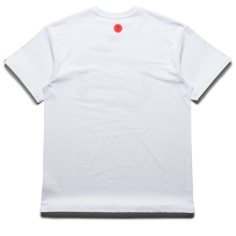Ice Cream Taupe Tee - White