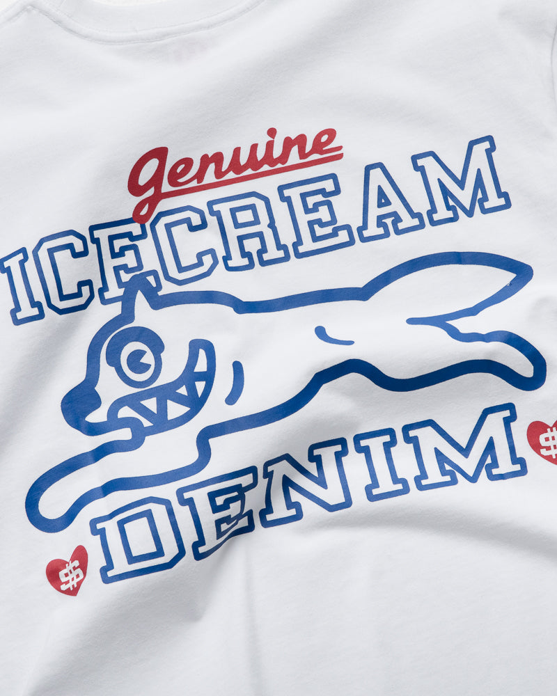 Ice Cream Violet Tee - White