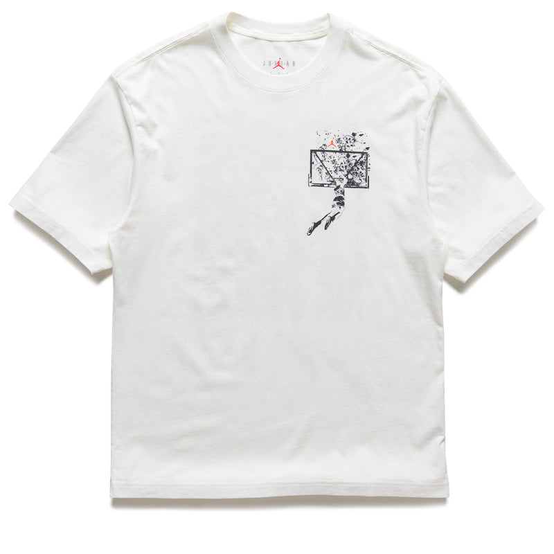 Jordan Brooklyn Oversized Graphic Tee - Sail/Off Noir