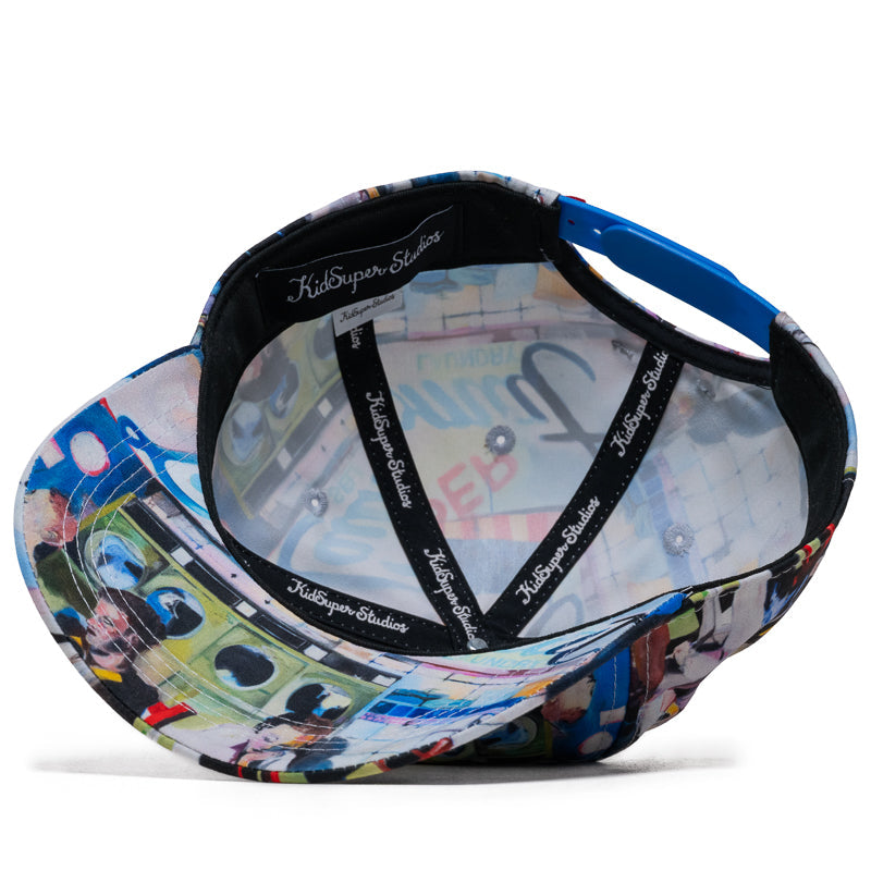 KidSuper Sunday Mornings Printed Snapback - Multi