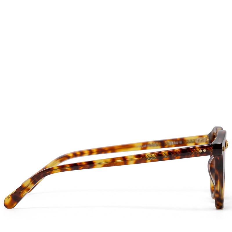 Krewe Beau II Sunglasses - Kyoto Tortoise 18K Polarized