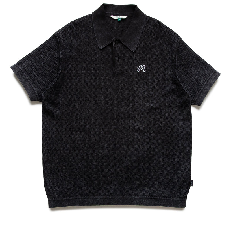 Malbon Golf Brickwork Polo - Black